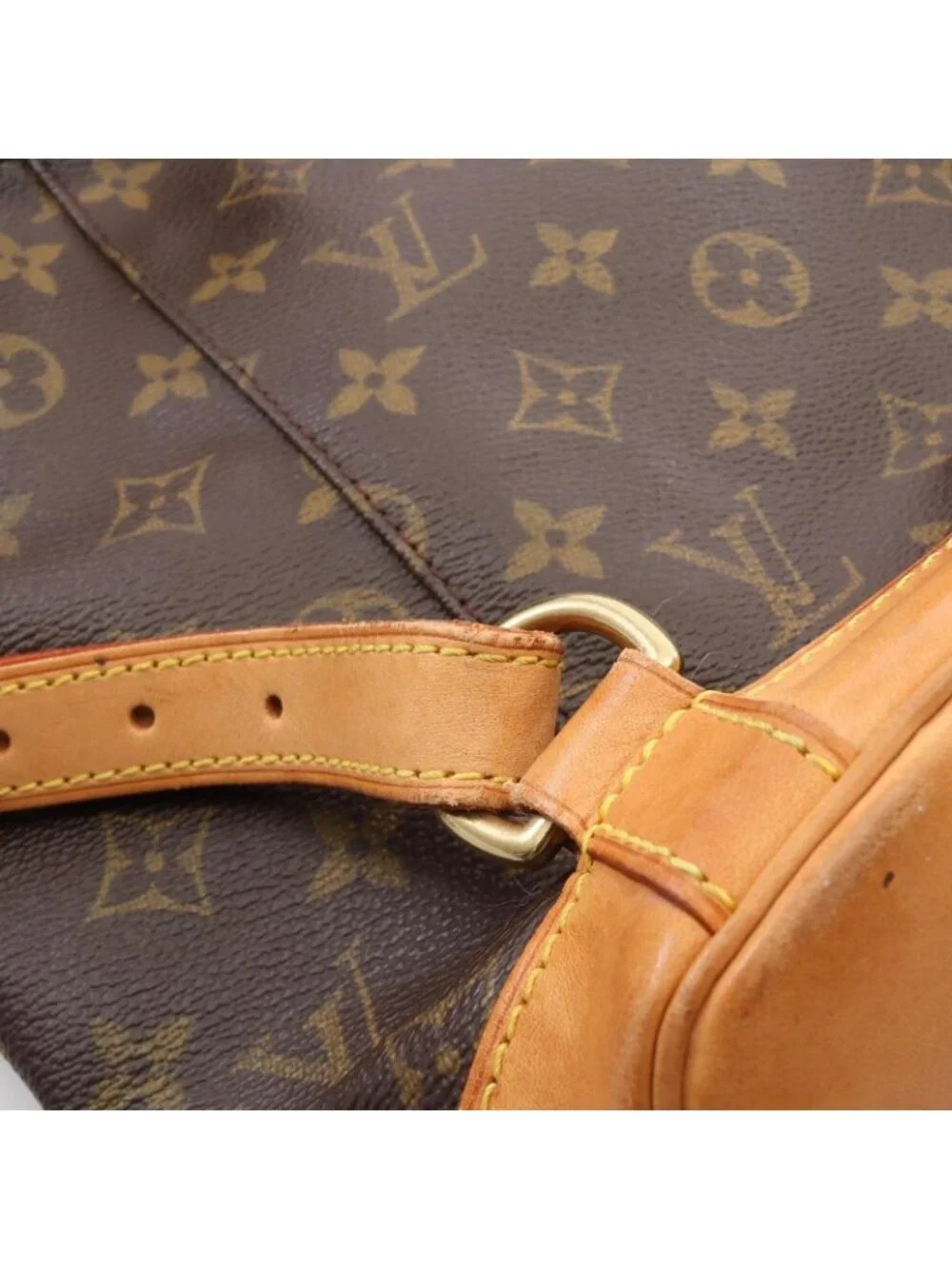 Louis Vuitton Backpack Montsouris GM Canvas Leather